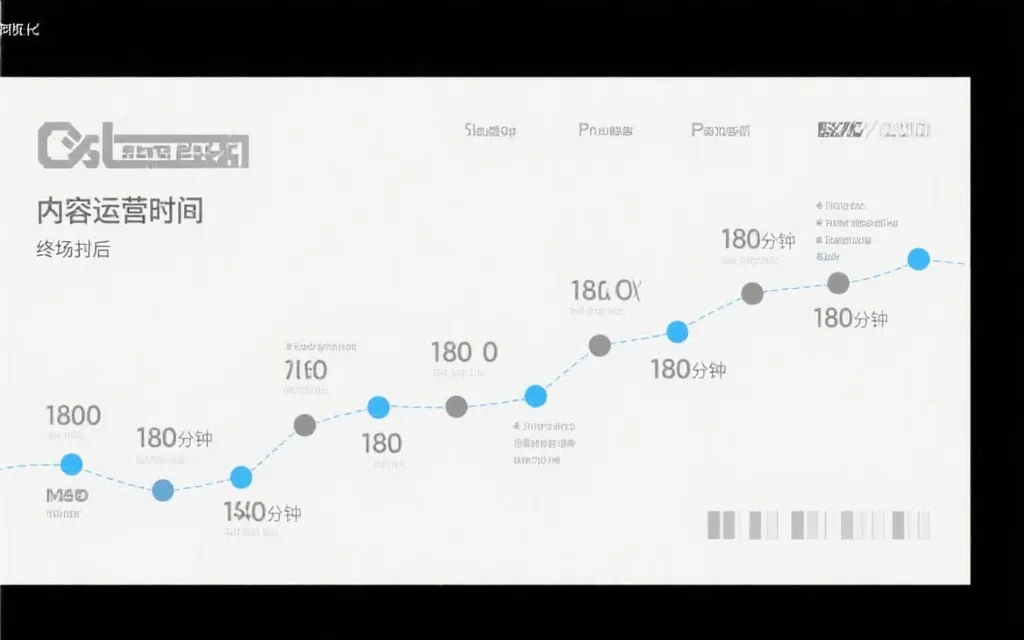 内容运营时间轴海报风格，标注终场哨后0到180分钟的发布节点